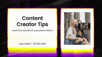 Content Creator Tips Google Slides Themes PowerPoint Templates