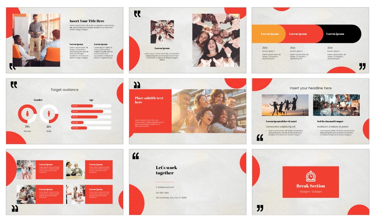 Corporate Wellness Free Google Slides Theme PowerPoint Template