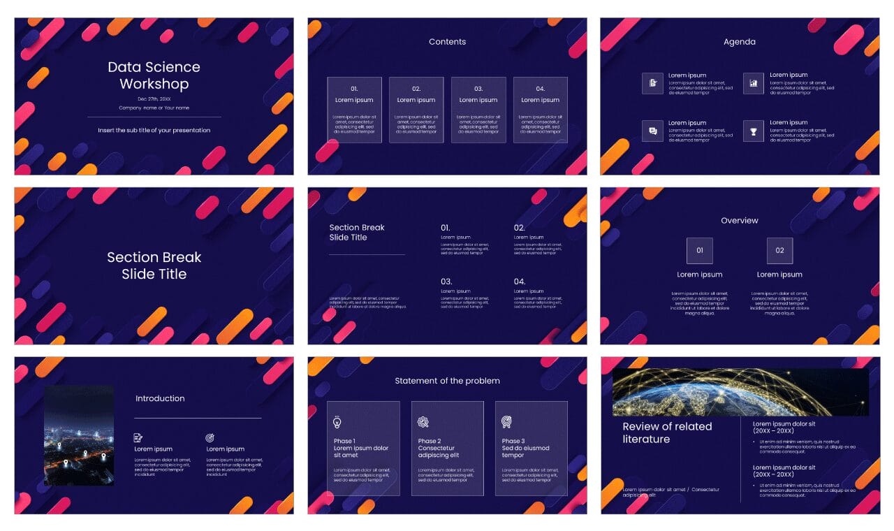Data Science Workshop Google Slides Themes PowerPoint Templates