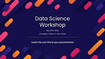 Data Science Workshop GoogleSlides Theme PowerPoint Template