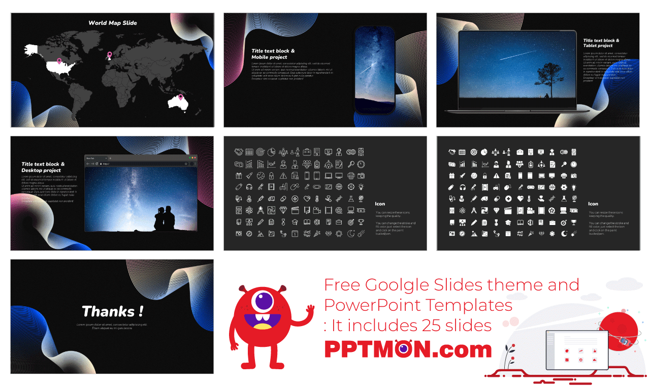 Futuristic Fluid Google Slides Themes PowerPoint Templates