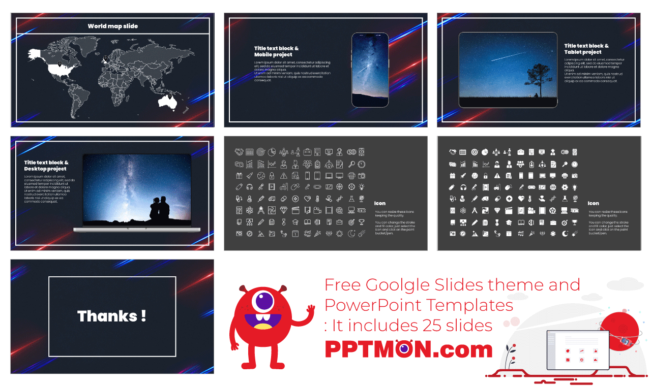 Futuristic Pitch Deck Google Slides Themes PowerPoint Templates