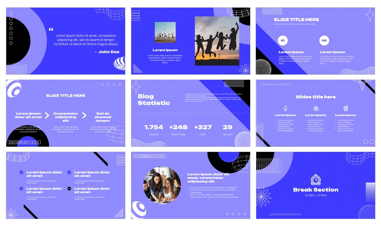 Geometric Thesis Defense Free Google Slides Themes PowerPoint Templates