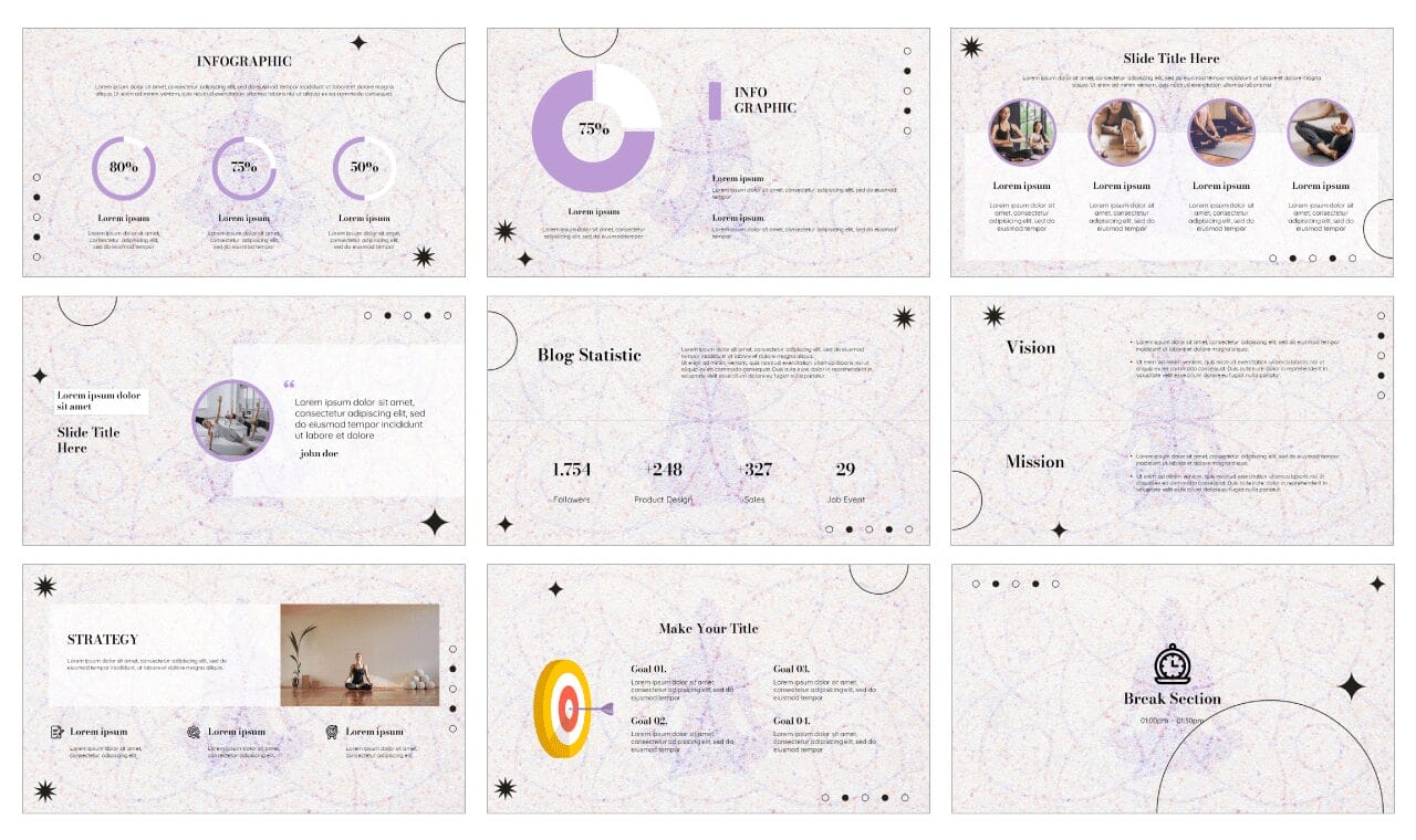 Meditation Yoga Center Free Google Slides Themes PowerPoint Templates