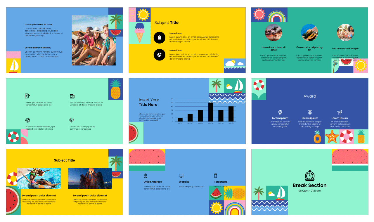 Summer Free Google Slides Themes PowerPoint Templates