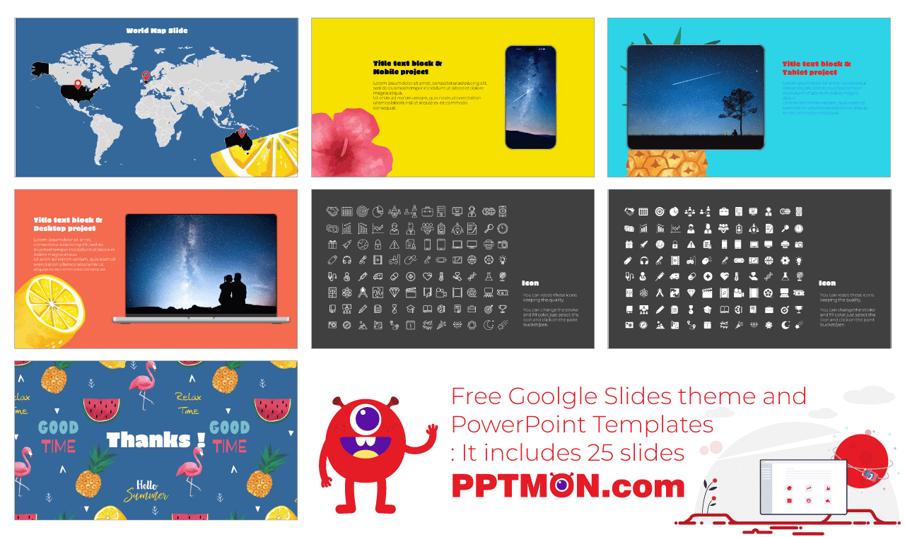 Summer Party Free Google Slides Themes PowerPoint Templates