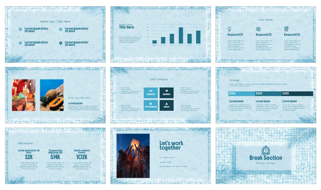 Summer Vacation Free Google Slides Themes PowerPoint Templates