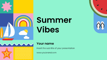 Summer Vibes Free Google Slides Themes PowerPoint Templates