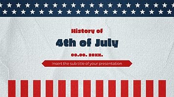 4th of July History Google Slides Themes PowerPoint Templates