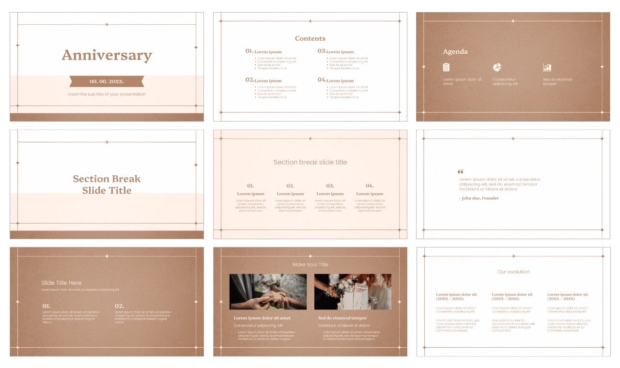 Anniversary Google Slides Themes PowerPoint Templates