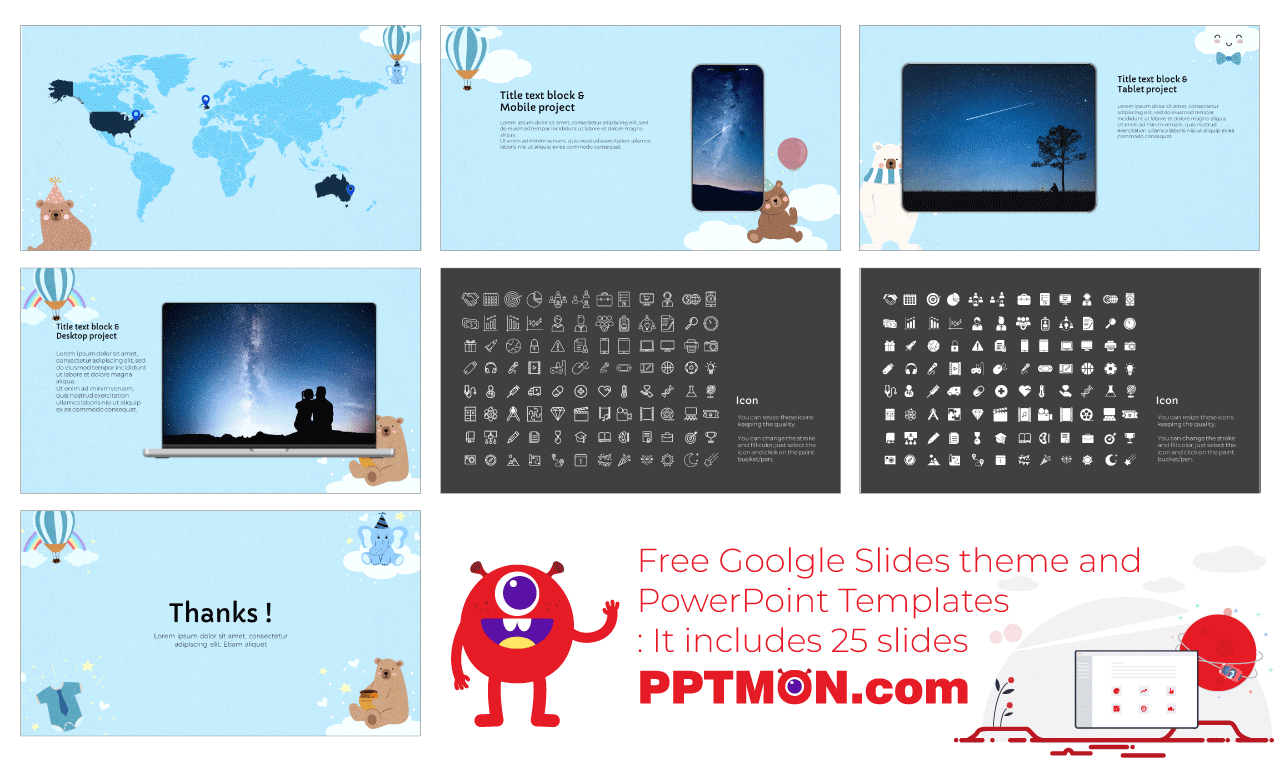 Baby Shower Invitation Free Google Slides Themes PowerPoint Templates