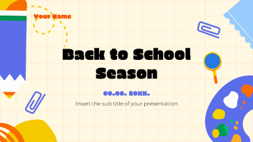 Back to School Season Google Slides Theme PowerPoint Template