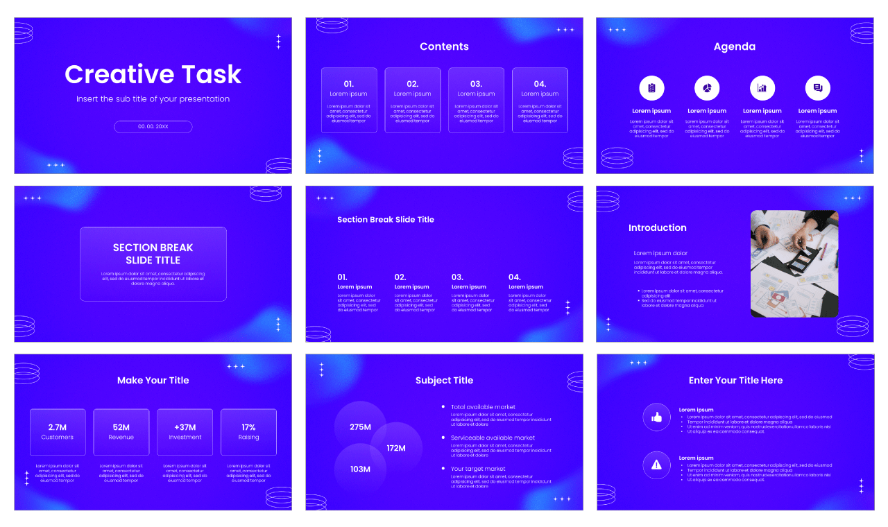 Creative Task Google Slides Themes PowerPoint Templates