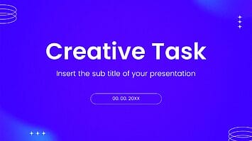 Creative Task Presentation Template - Google Slides PowerPoint
