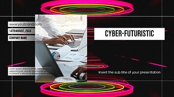 Cyber-Futuristic Free Google Slides Themes PowerPoint Templates