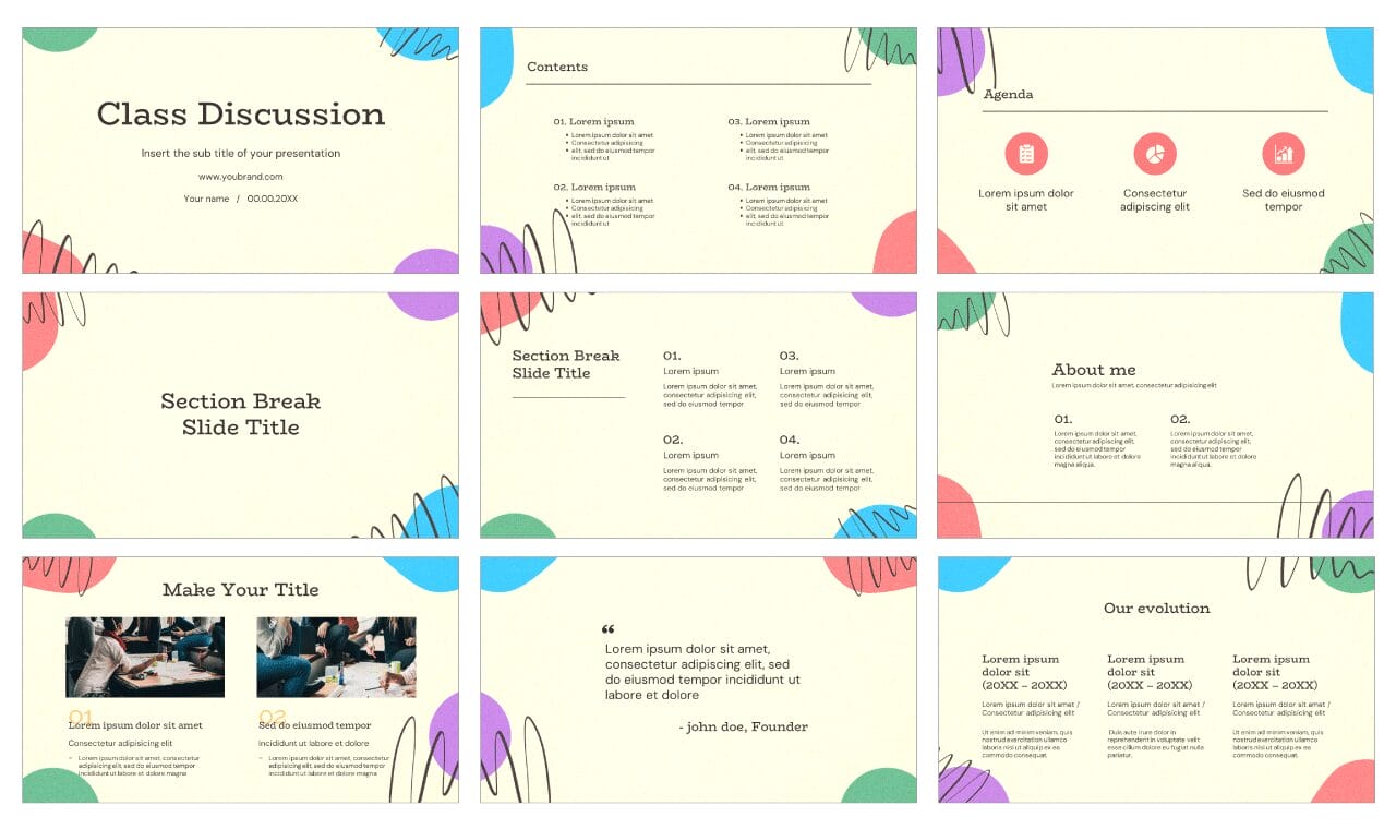 Discussion Free Google Slides Themes PowerPoint Templates