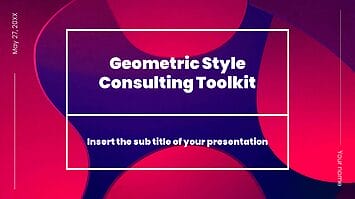 Geometric Style Consulting Toolkit Google Slides PPT Templates