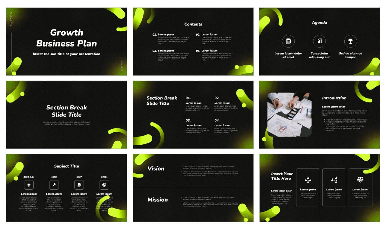 Growth Business Plan Google Slides Themes PowerPoint Templates