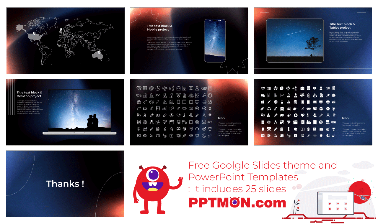 Minimal Gradient Free Google Slide Themes PowerPoint Templates