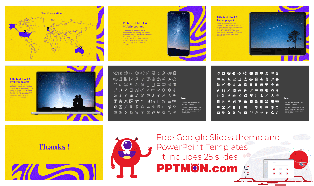 Retro Swirl Free Google Slides Themes PowerPoint Templates