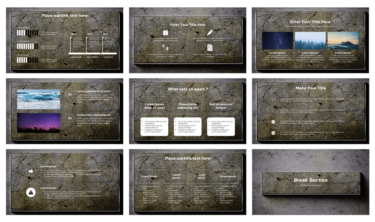 Rock Free Google Slides Themes PowerPoint Templates
