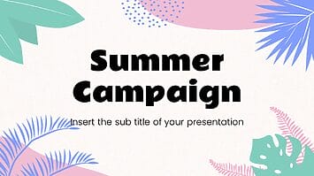 Summer Campaign Google Slides Themes PowerPoint Templates