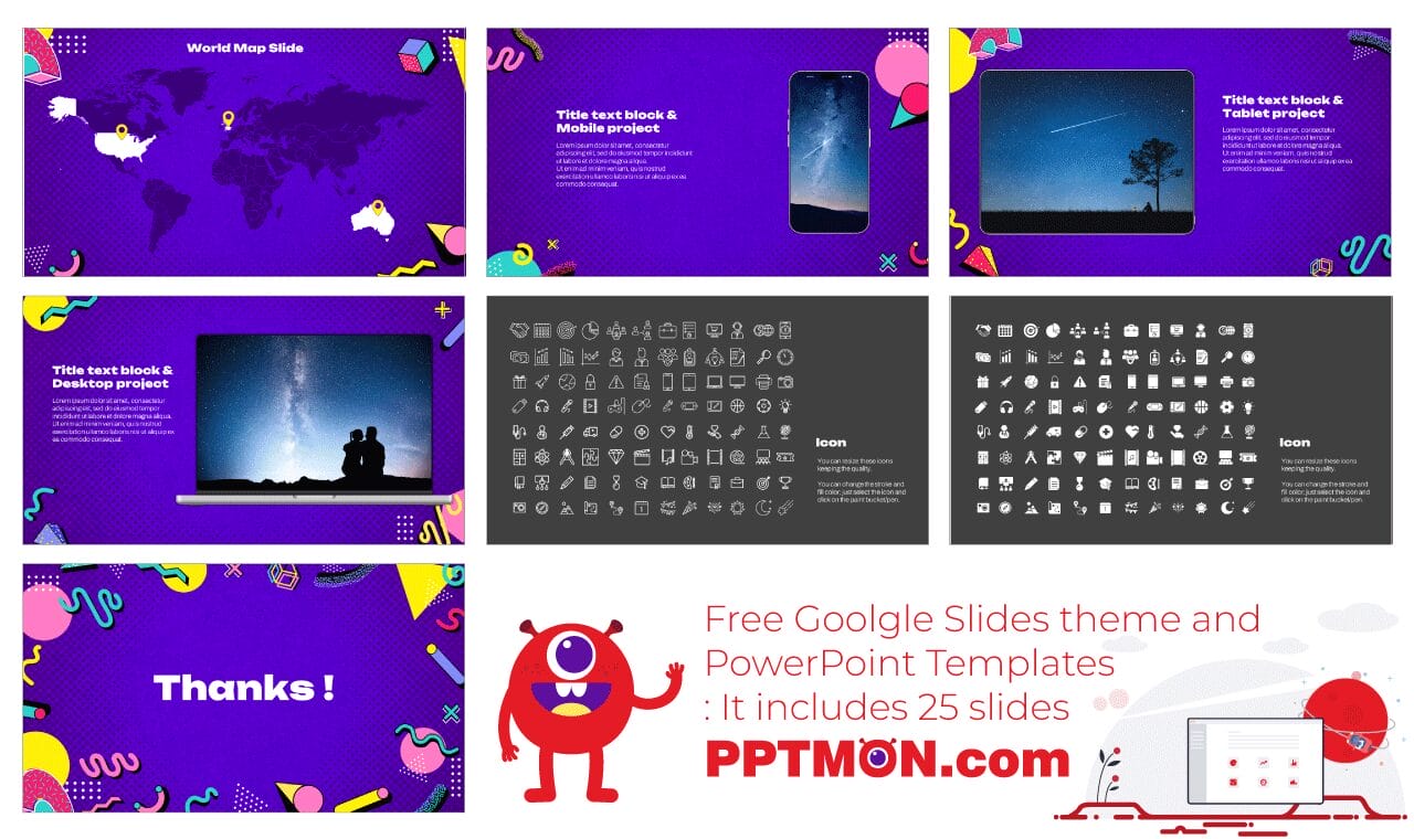 Y2K Nostalgia Google Slides Themes PowerPoint Templates