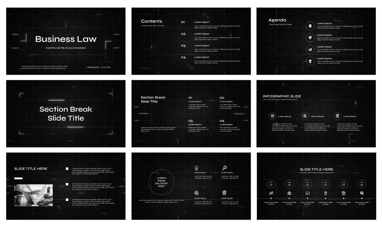 Business Law Google Slides Themes PowerPoint Templates