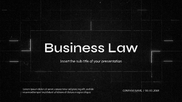 Business Law Presentation Templates - Google Slides PowerPoint