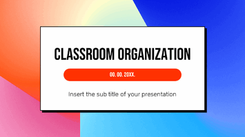 Classroom Organization Free Google Slides PowerPoint Templates