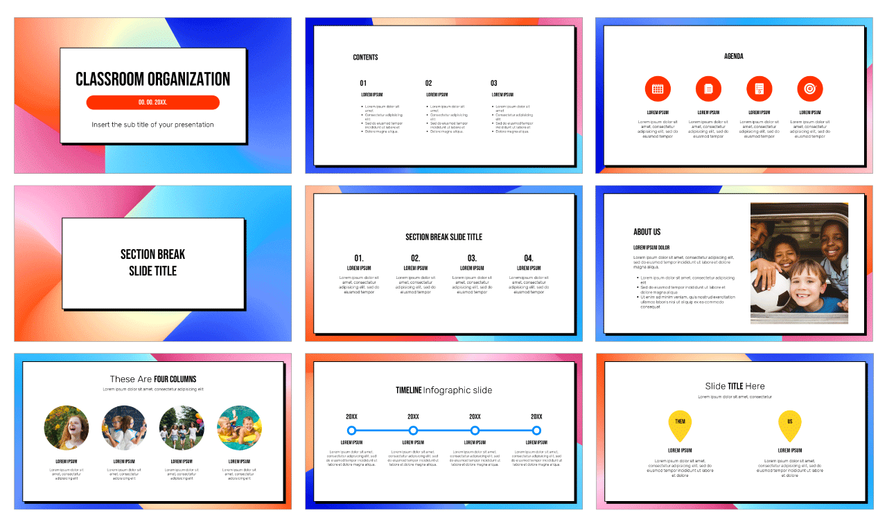Classroom Organization Google Slides Themes PowerPoint Templates