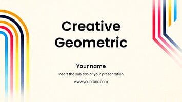 Creative Geometric Presentation Template - Google Slides & PPT