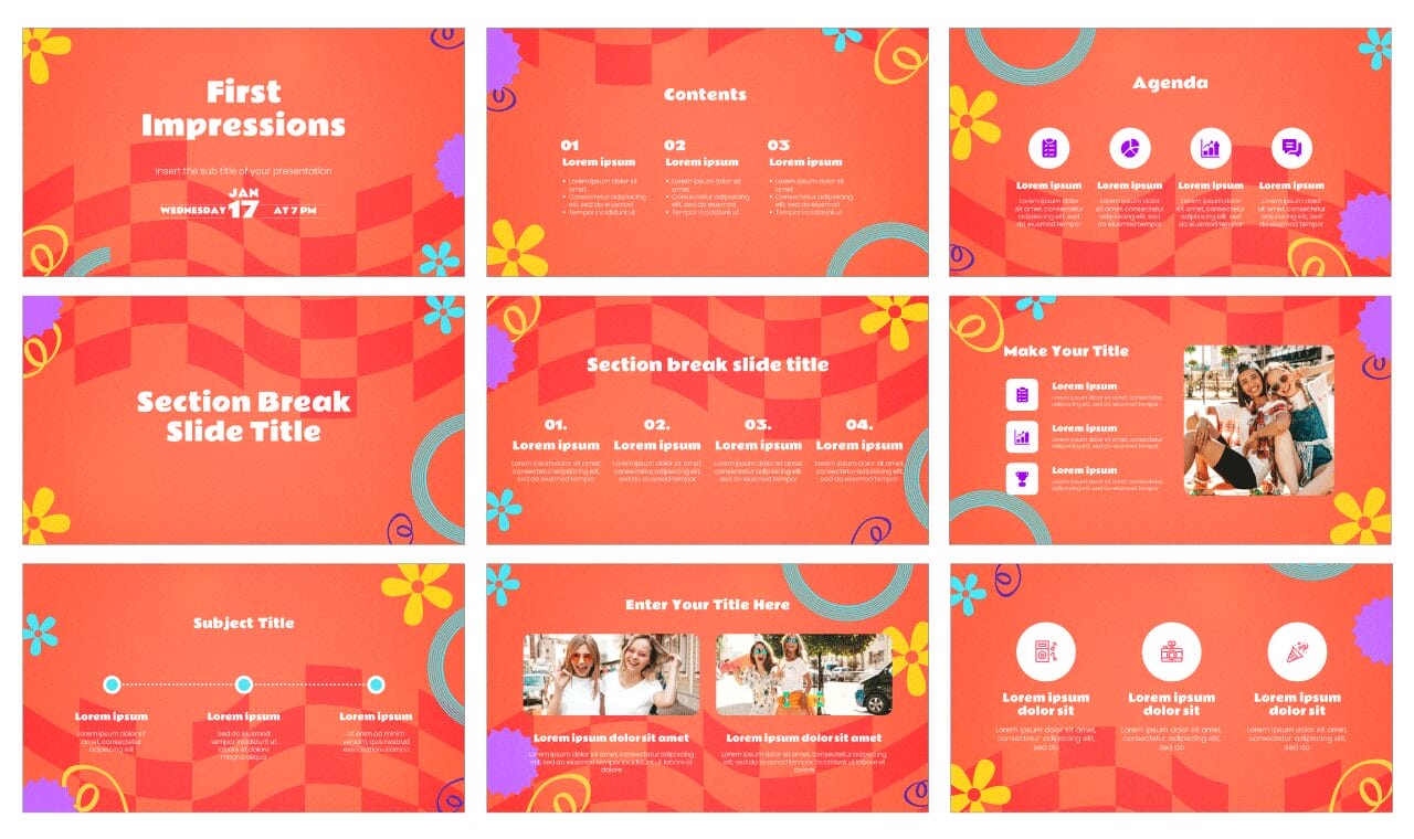 First Impressions Google Slides Themes PowerPoint Templates