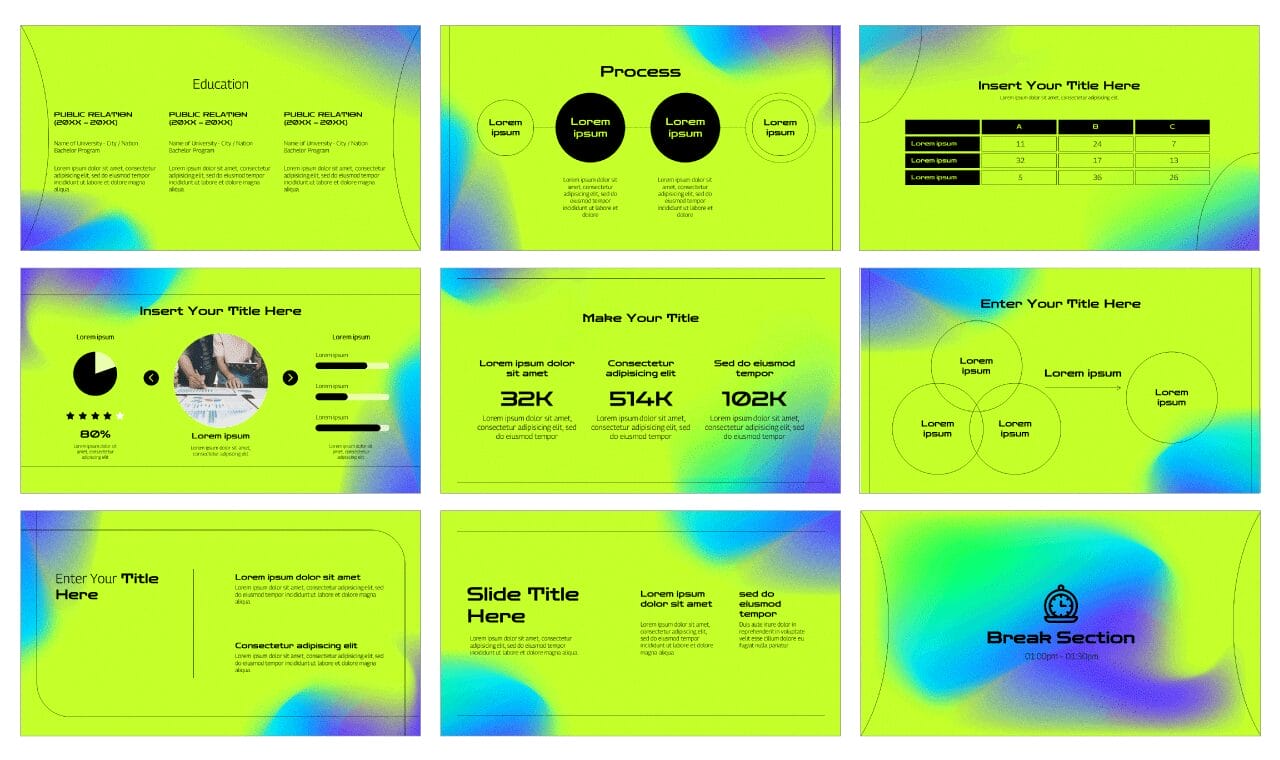 Gradients Free Google Slides Themes PowerPoint Templates