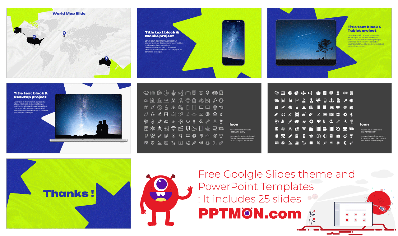 Key Roles Free Google Slides Theme PowerPoint Template