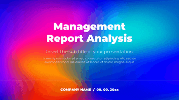 Management Report Analysis Google Slides PowerPoint Templates