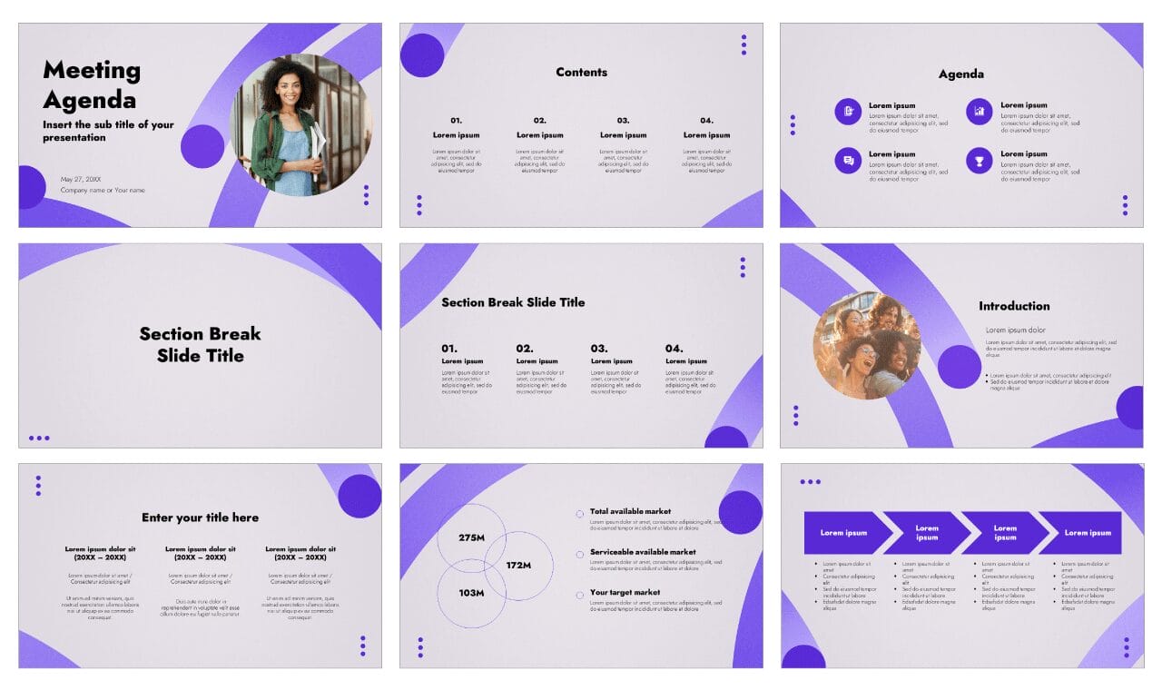 Meeting Agenda Google Slides Themes PowerPoint Templates