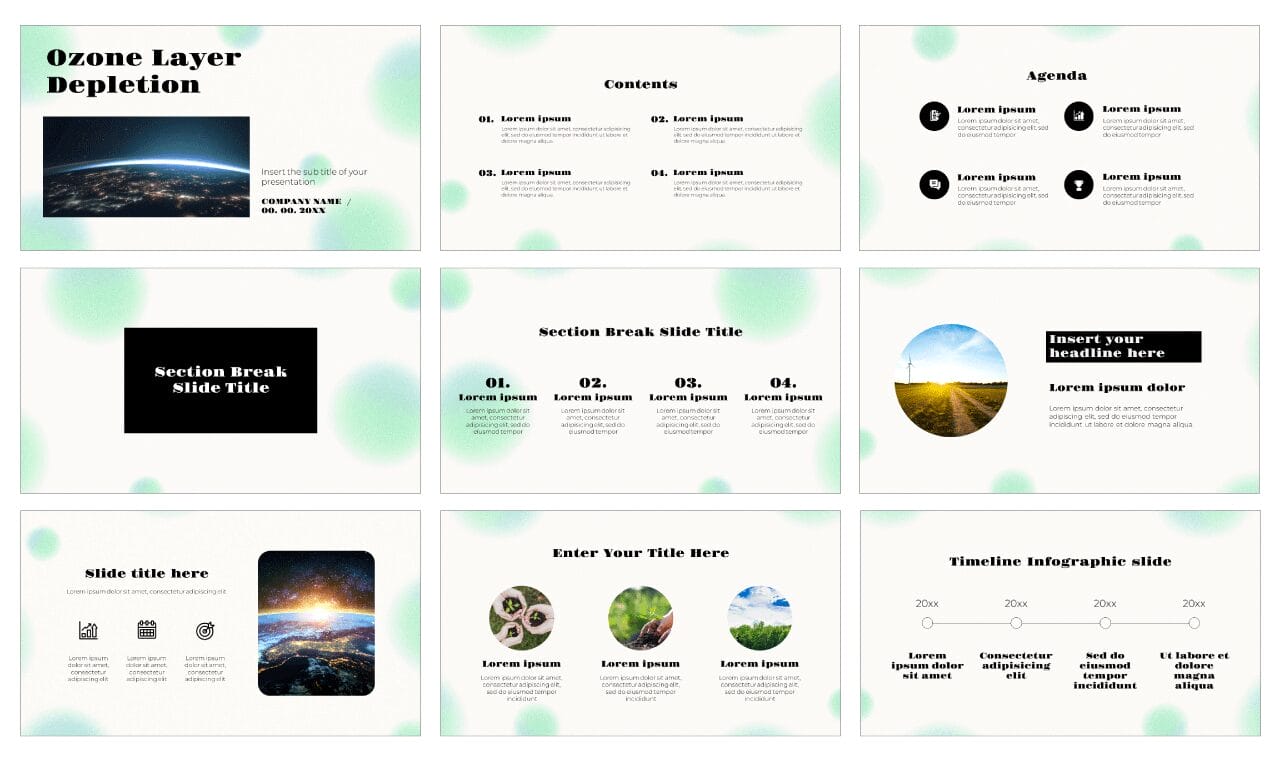 Ozone Layer Depletion Google Slides Themes PowerPoint Templates