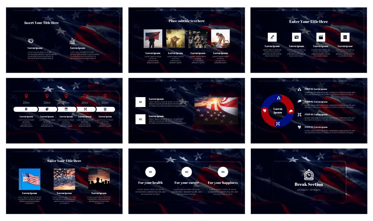 Patriot Day Free Google Slides Themes PowerPoint Templates