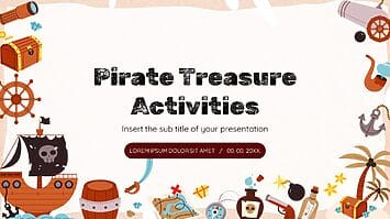 Pirate Treasure Activities Google Slides PowerPoint Templates