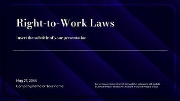 Right-to-Work Laws Google Slides Themes PowerPoint Templates