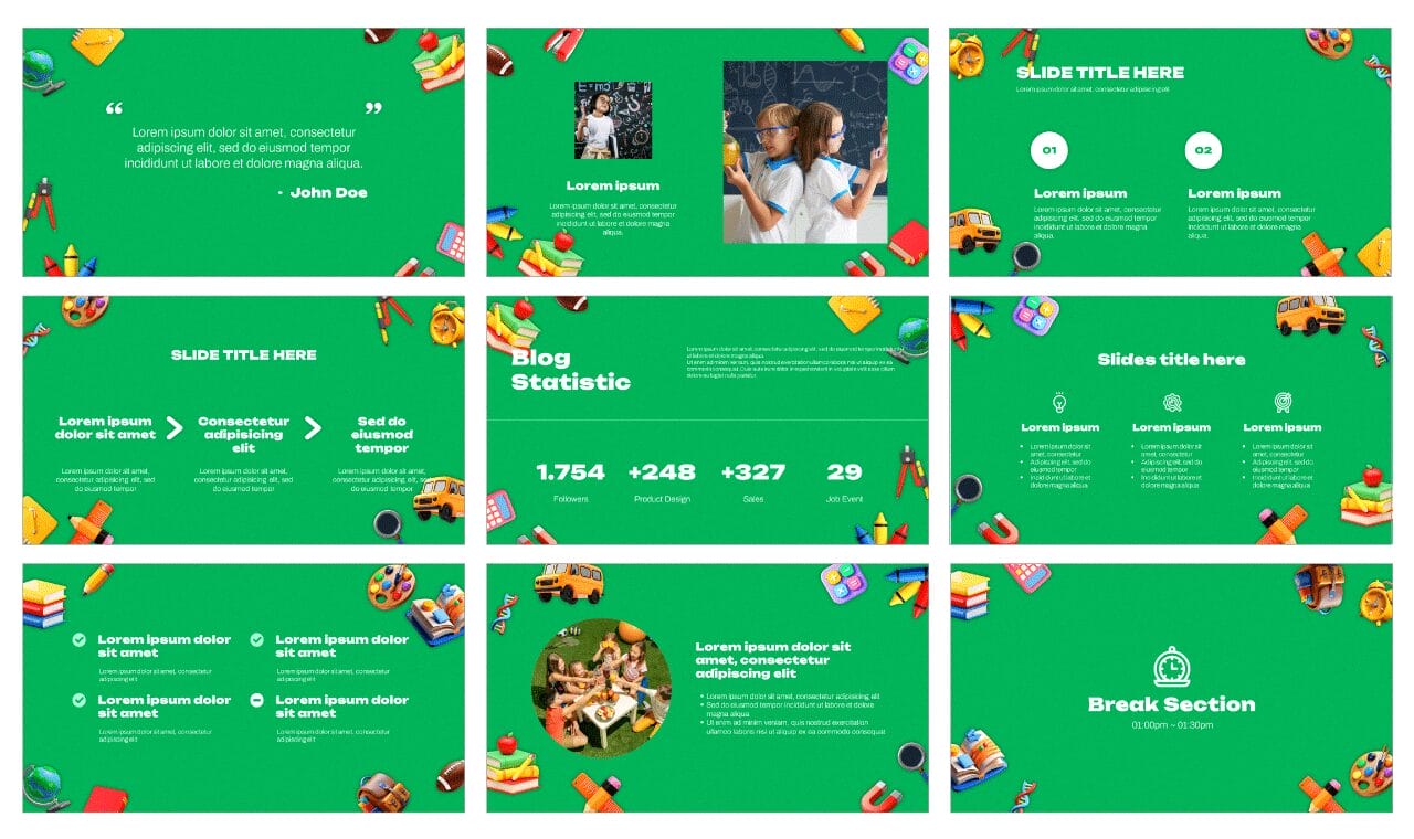 School Starts Free Google Slides Themes PowerPoint Templates