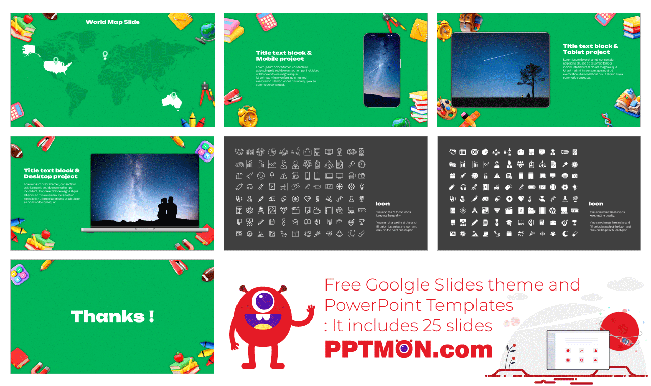 School Starts Google Slides Themes PowerPoint Templates