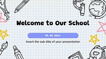 Welcome to Our School Google Slide Theme PowerPoint Template