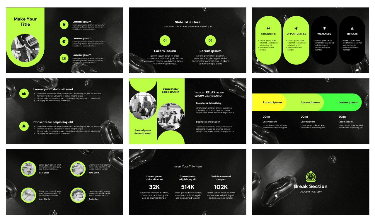 Economic Impact Google Slides Theme PowerPoint Template