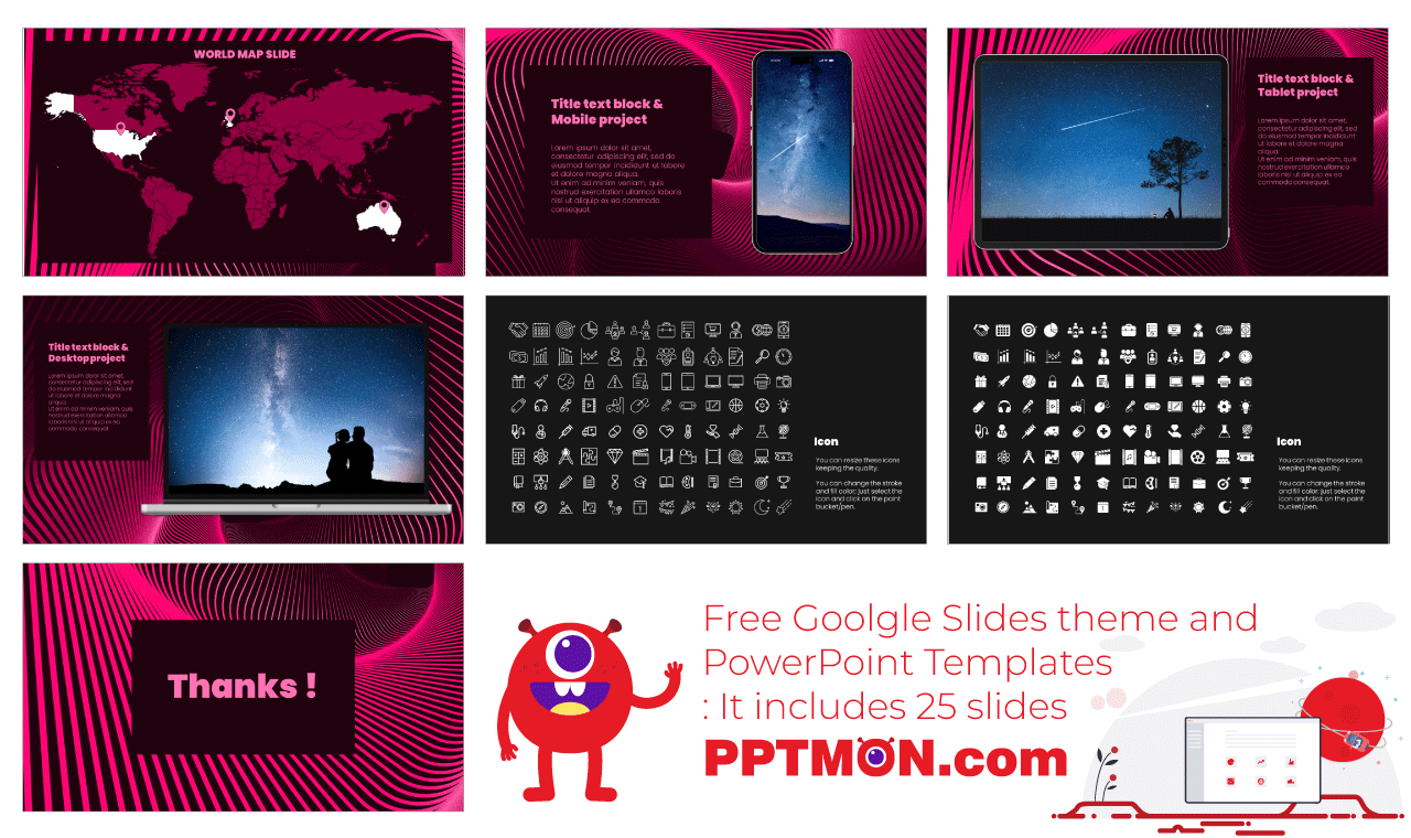Psychedelic Free Google Slides Themes PowerPoint Templates