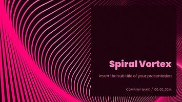 Spiral Vortex Presentation Template - Google Slides PowerPoint