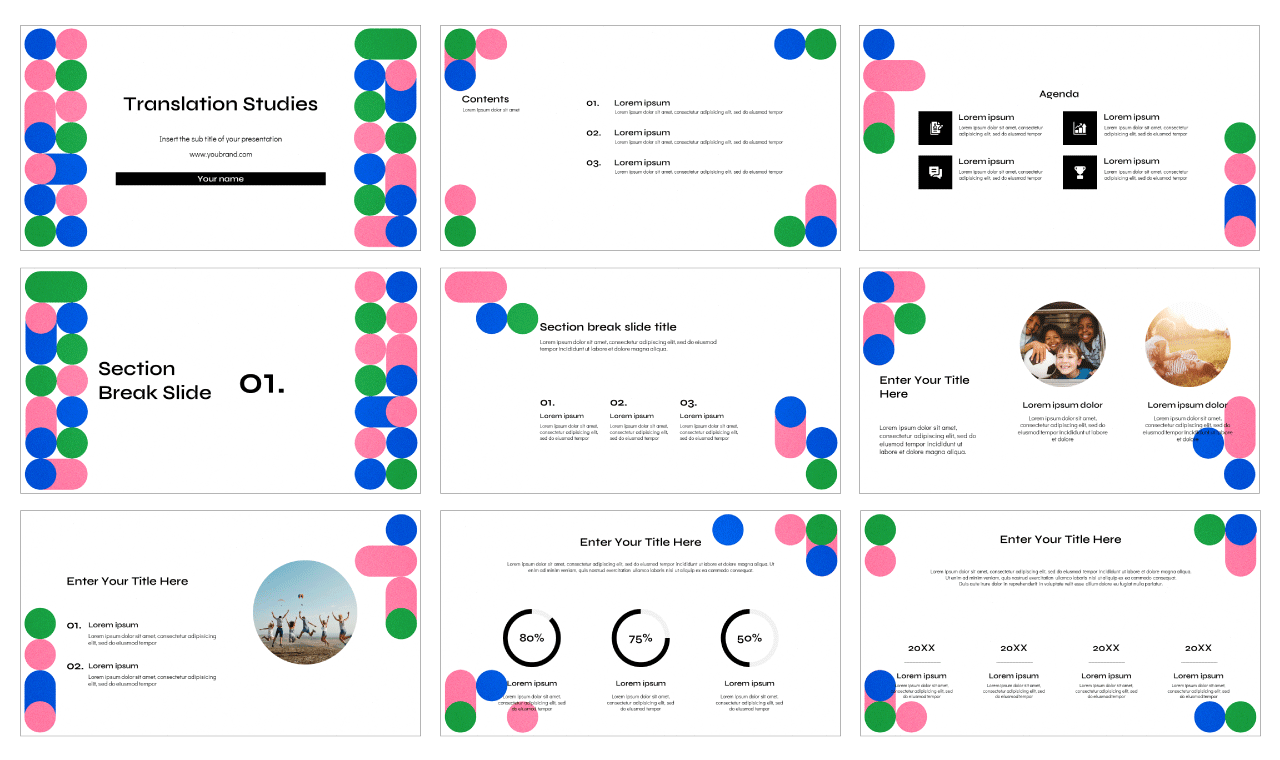 Translation Studies Google Slides Themes and PowerPoint Templates