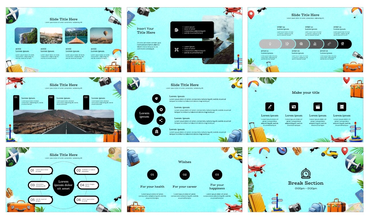 Travel Free Google Slides Themes PowerPoint Templates