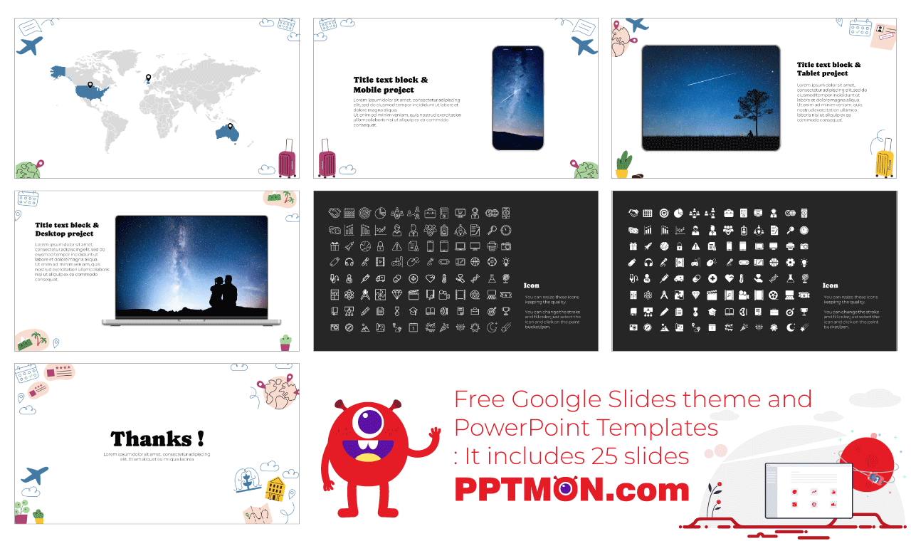 Travel Guide Google Slides Theme PowerPoint Template